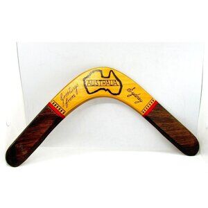 Genuine Aboriginal Throwing Boomerang Wood Sydney
